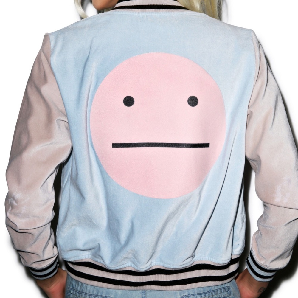 Wildfox BLASÉ Bomber/Baseball Jacket